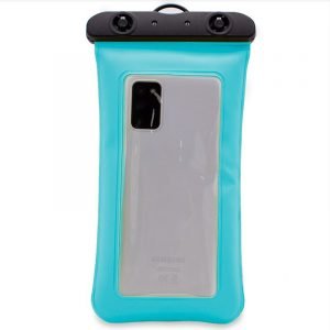 funda impermeable universal waterproof celeste 2