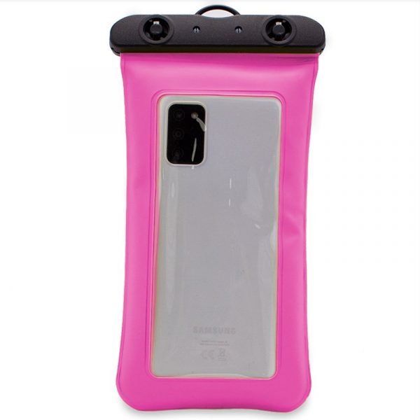 funda impermeable universal waterproof rosa 1