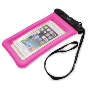 funda impermeable universal waterproof rosa 2