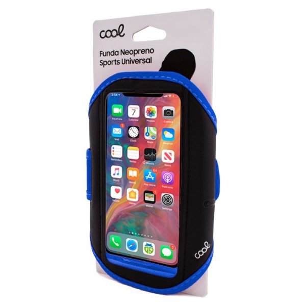 funda neopreno cool sports universal 55 6 pulg azul 2