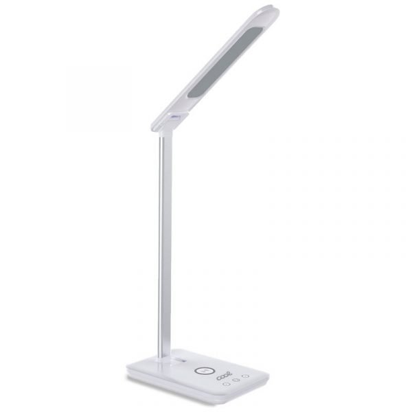 lampara led con base carga inalambrica qi cool fold blanco 2