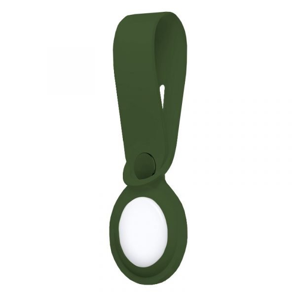 loop funda cool compatible con airtag silicona verde 1