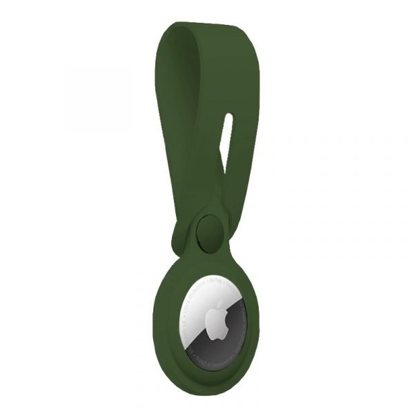 loop funda cool compatible con airtag silicona verde 2