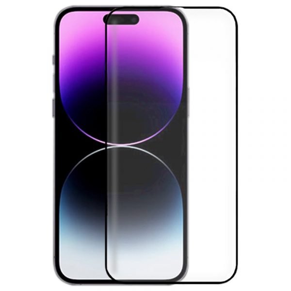 protector pantalla cristal templado cool para iphone 14 pro max full 3d negro