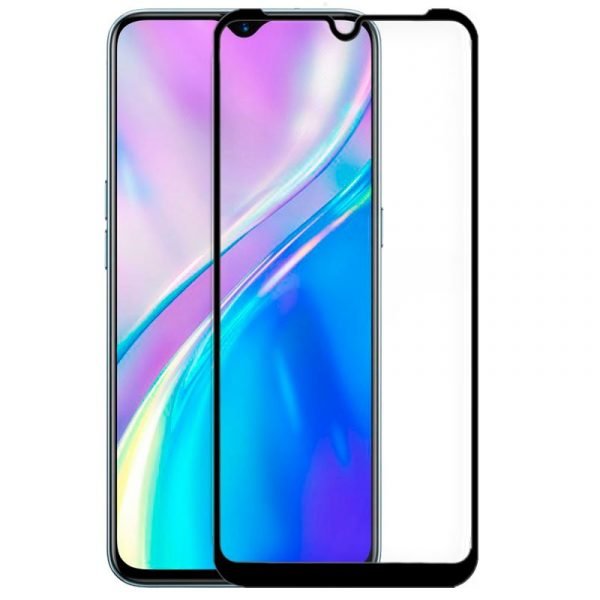 protector pantalla cristal templado cool para realme x2 full 3d negro