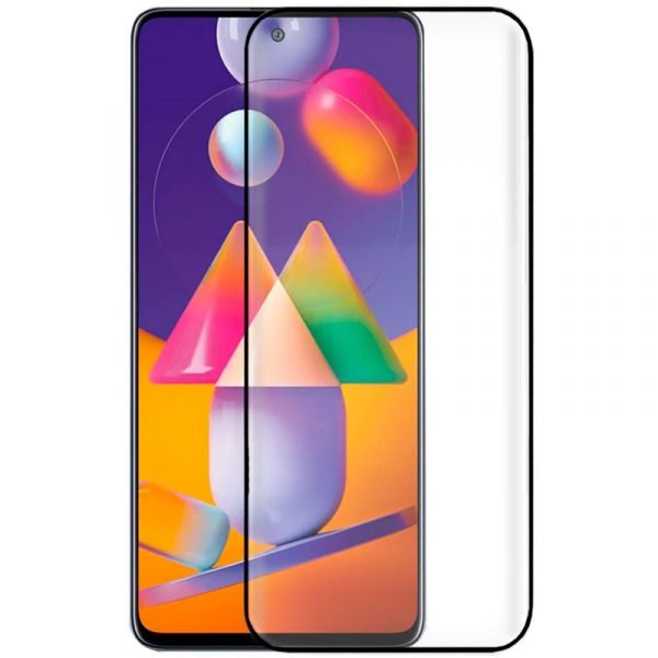 protector pantalla cristal templado cool para samsung m317 galaxy m31s full 3d negro