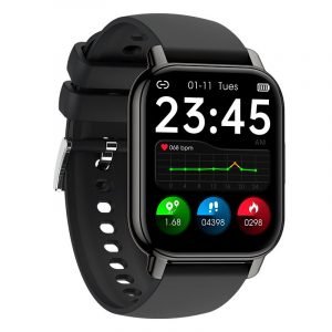 smartwatch cool level silicona negro llamadas salud deporte 2