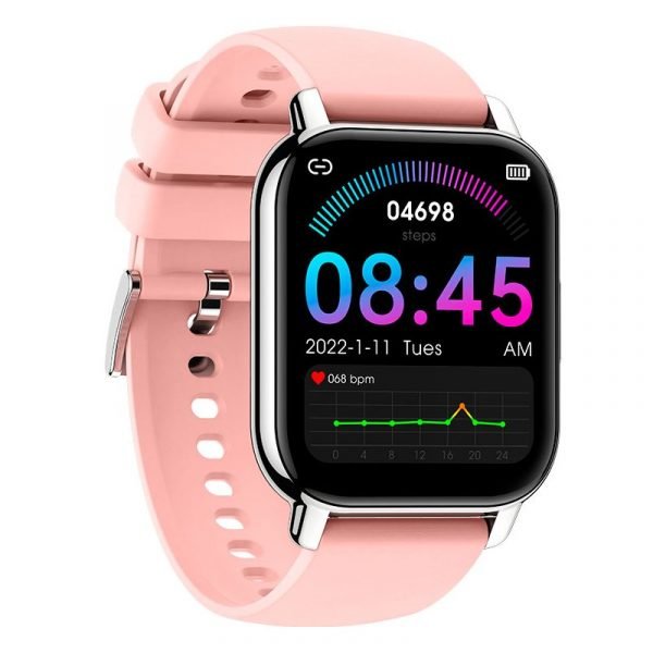 smartwatch cool level silicona rosa llamadas salud deporte 1