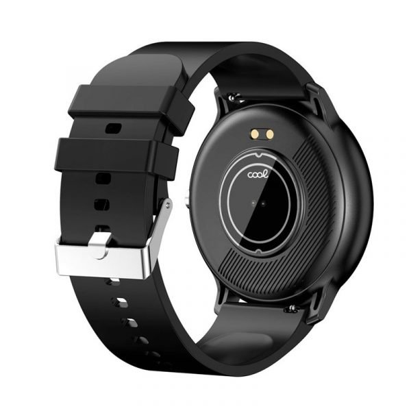 smartwatch cool shadow elite silicona negro salud deporte sueno ip67 juegos 2