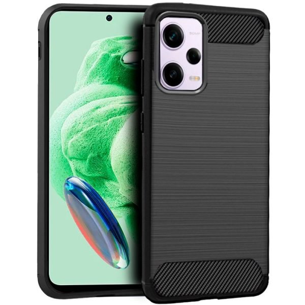 carcasa cool para xiaomi redmi note 12 5g poco x5 5g carbon negro