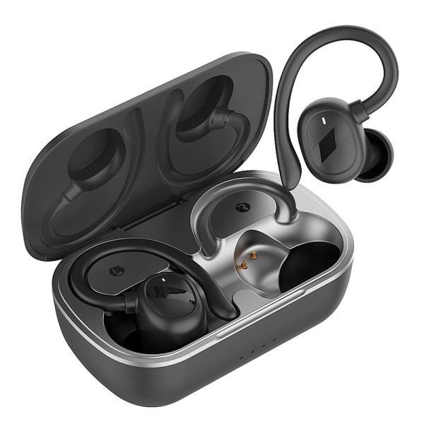 auriculares stereo bluetooth earbuds inalambricos cool fit sport negro 1